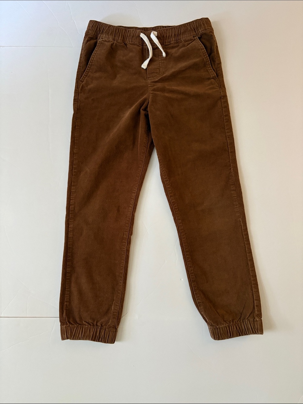 Janie and Jack Brown Corduroy Jogger Pants